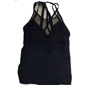 Alo yoga Black Strappy Tank Top size S